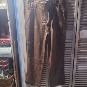 Women's Classic Brown Boot Cut Pants